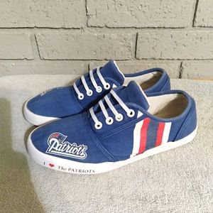 Bradford Exchange Women's New England Patriots Tennis Shoes Sneakers Size 8 RARE